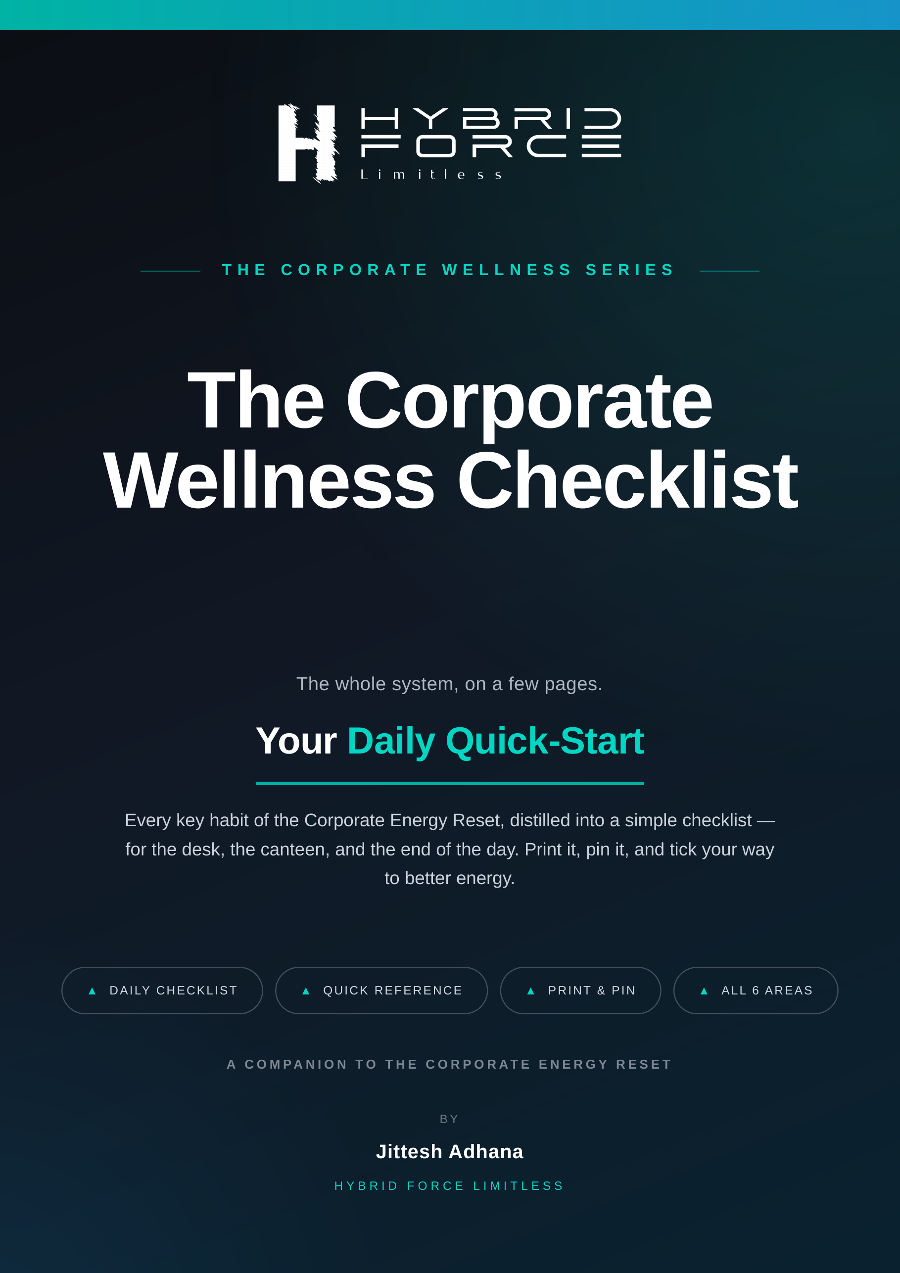 The complete corporate energy rest program